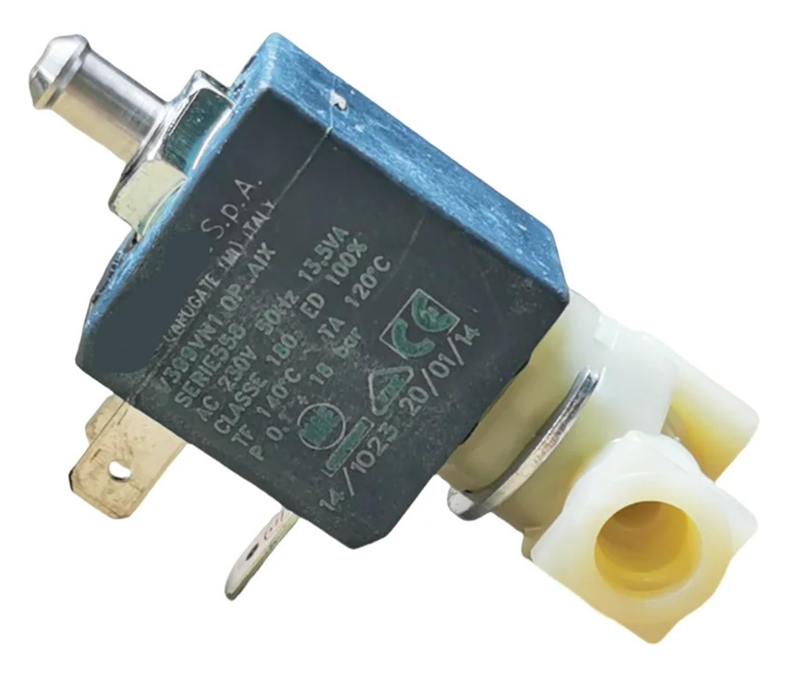 Électrovanne haute pression normalement ouverte pour sublimer votre expresso 558