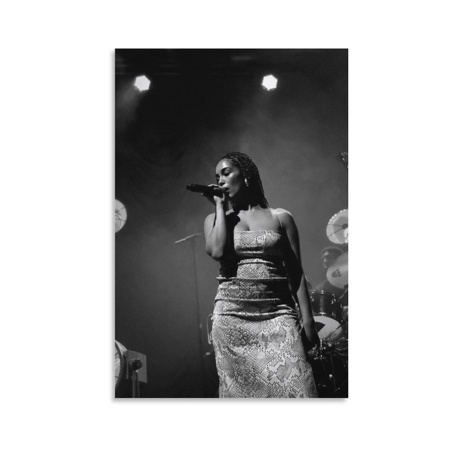 DAGUYS Pop Singer Jorja Smith Poster 31 Poster Decorative Painting Canvas Wall Art Living Room Posters Bedroom Painting 12x18inch(30x45cm)