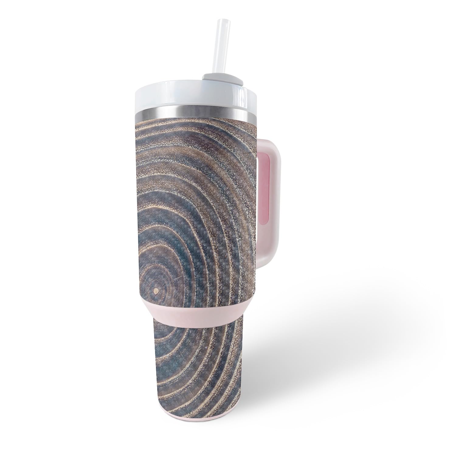 MightySkins Carbon Fiber Skin Compatible With Stanley The Quencher H2.0 FlowState 40 Oz Tumbler - Lifespan | Protective, Durable Textured Carbon Fiber Finish | Easy To Apply, Remove, and Change Styles
