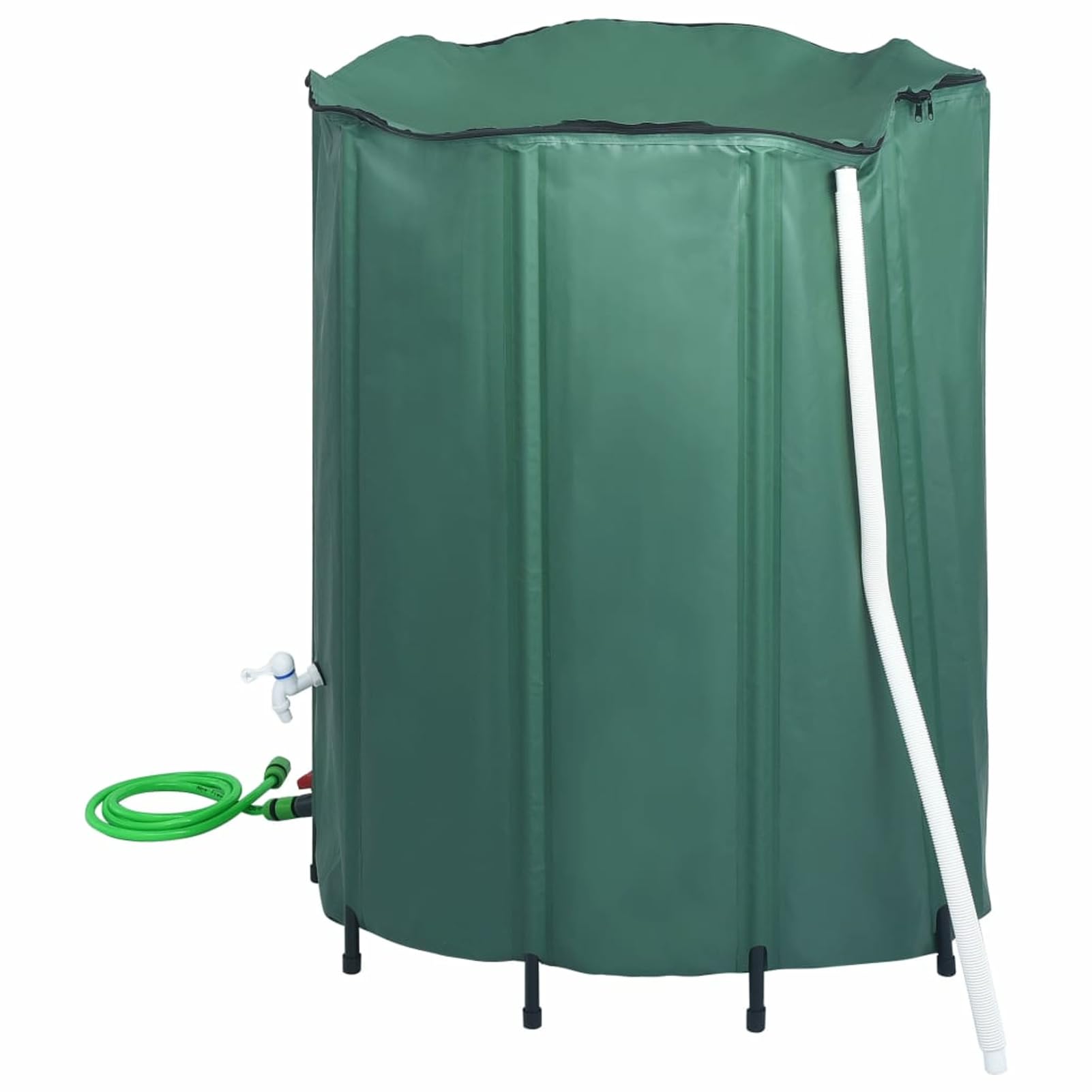 Faltbarer Regentank mit Wasserhahn 1000 l, Wasserbehälter, faltbarer Wasserkanister, Wasserkanister für Notfälle, Vorbereitung, Vorbereitung auf