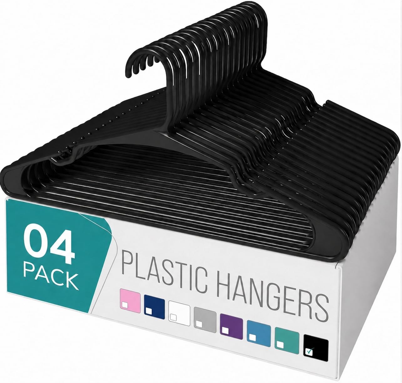 Golden Bird Pack of 4 Premium Plastic Hanger Clothes Hangers for Hanging, Elevate Your Wardrobe Organization Space Saving Clothes Hangers for Wardrobe Ultra Slim Closet Hangers for Shirts,Pants-image-18
