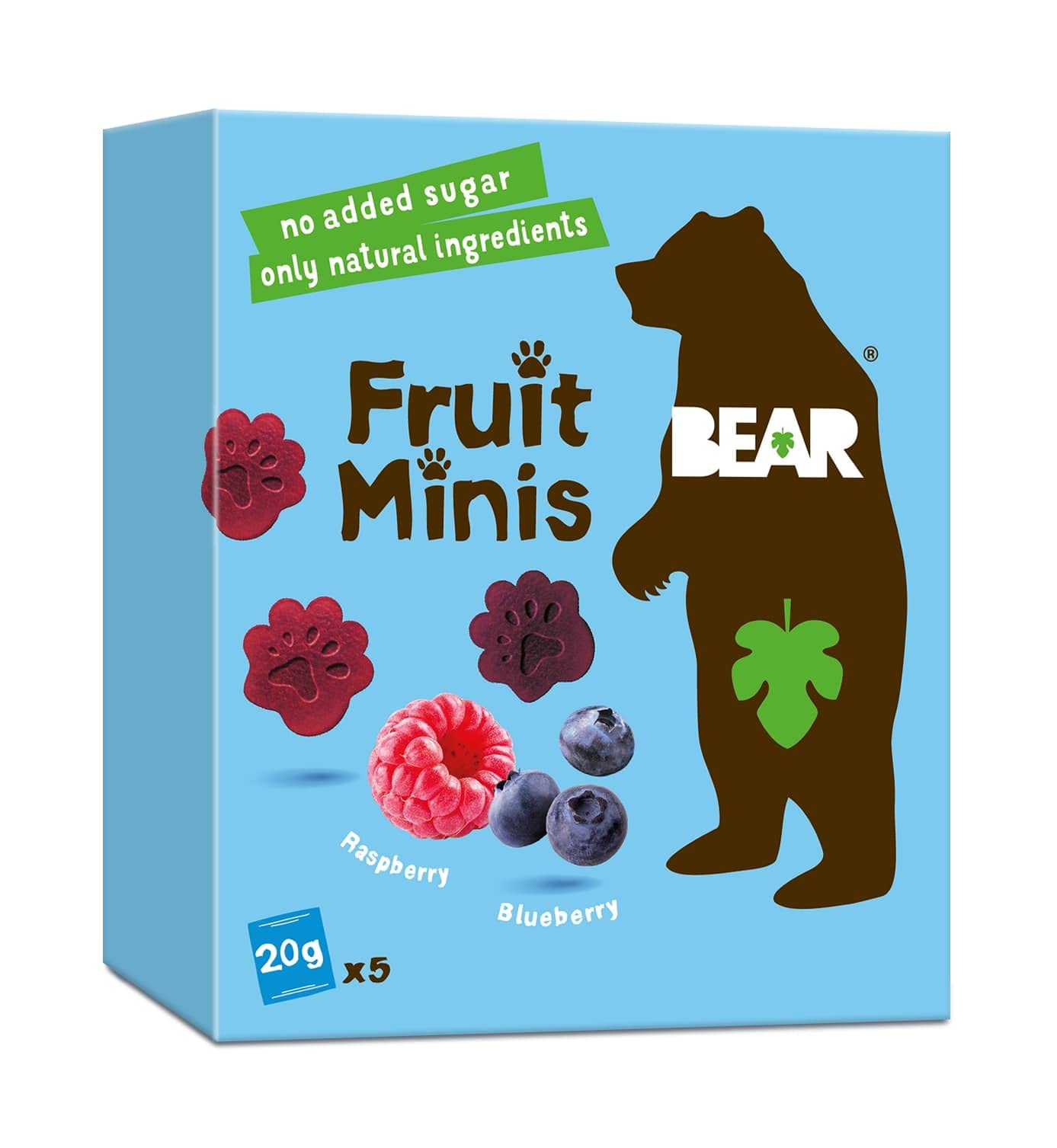 Buy BEAR Fruit Mini's Strawberry & Apple Natural Fruit Snack No