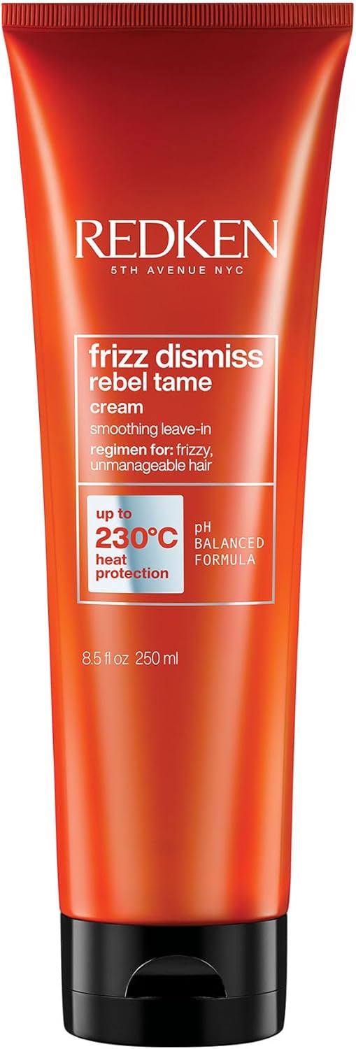 Redken Leave-in Frizz Dismiss Rebel Tame 300ml – Anti‑frizz com Óleo de Babassu e Complexo Suavizante, Exclusivo Amazon
