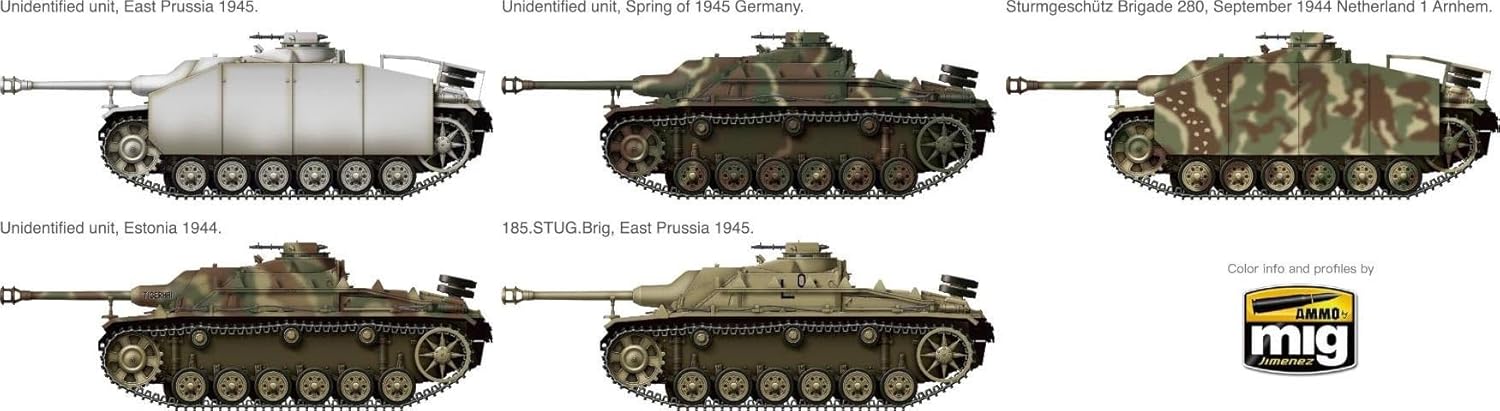 Border Model BT-020 StuG III Version G Model Kit with Full Interior and Figures Scale 1:35