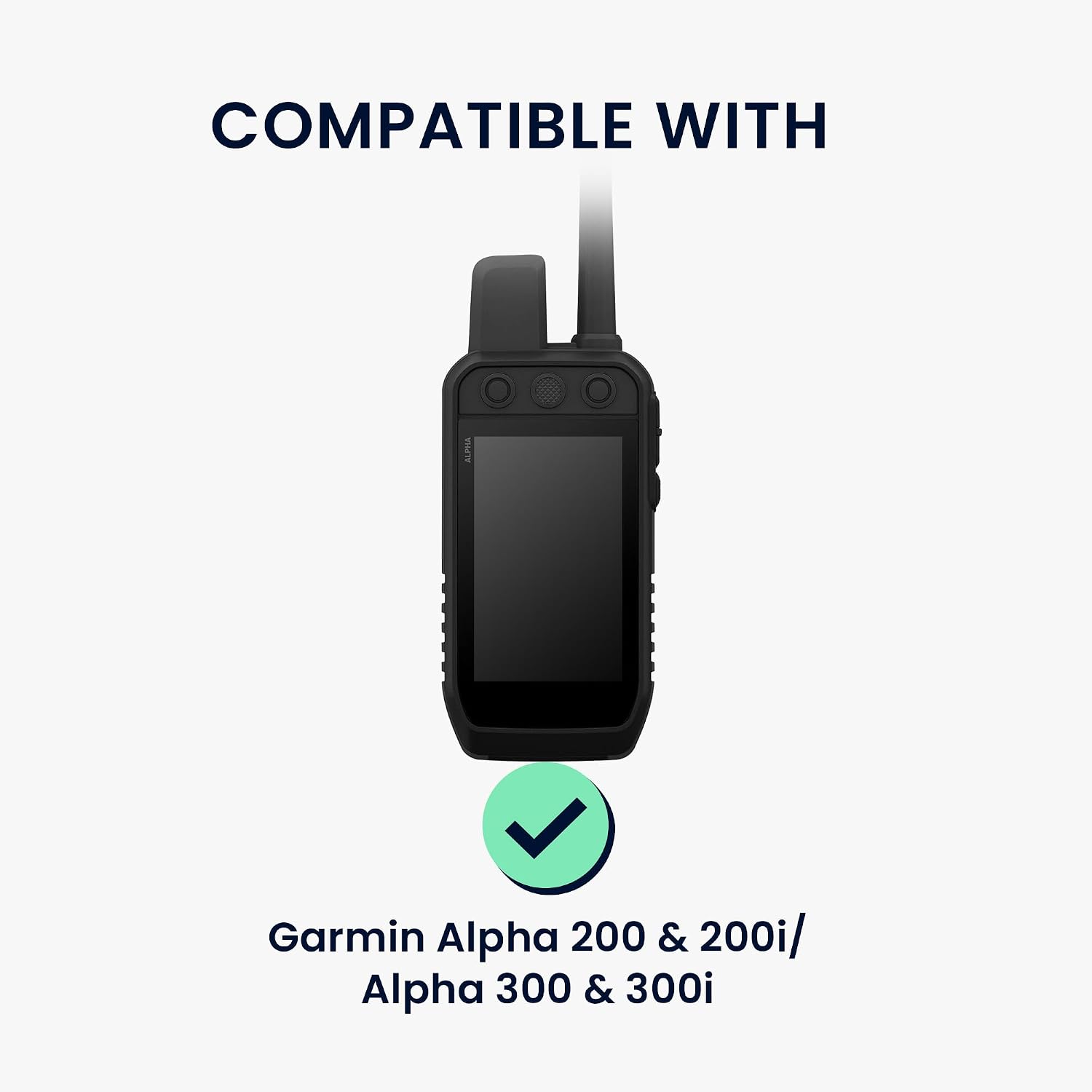 kwmobile 2x Transparent Screen Protector Compatible with Garmin Alpha 200 & 200i / Alpha 300 & 300i Film - Clear Protective Screen Cover Kit for GPS image 2