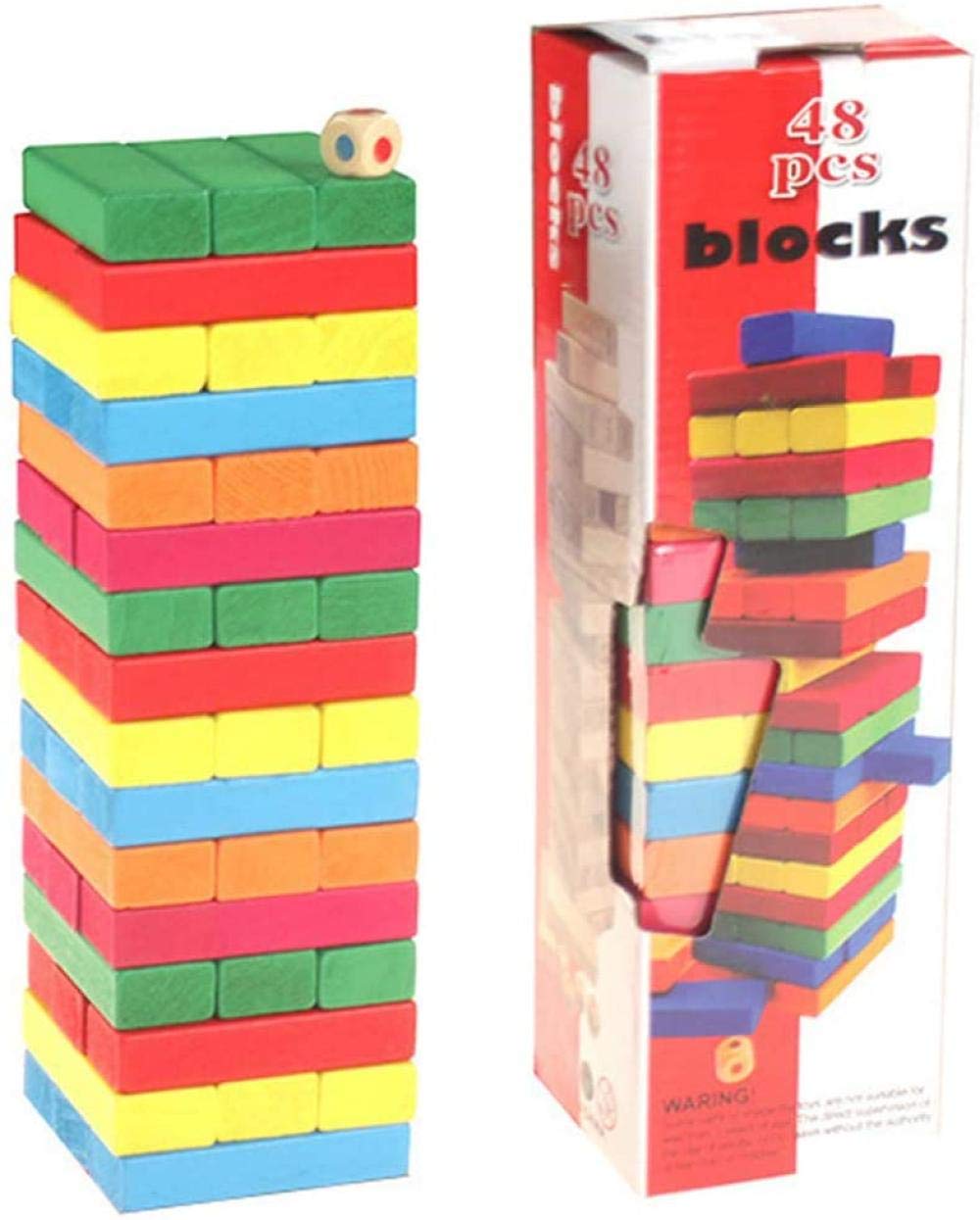 Buy Jenga Classic Game 54 Piece Jenga Block Family Game/Construction