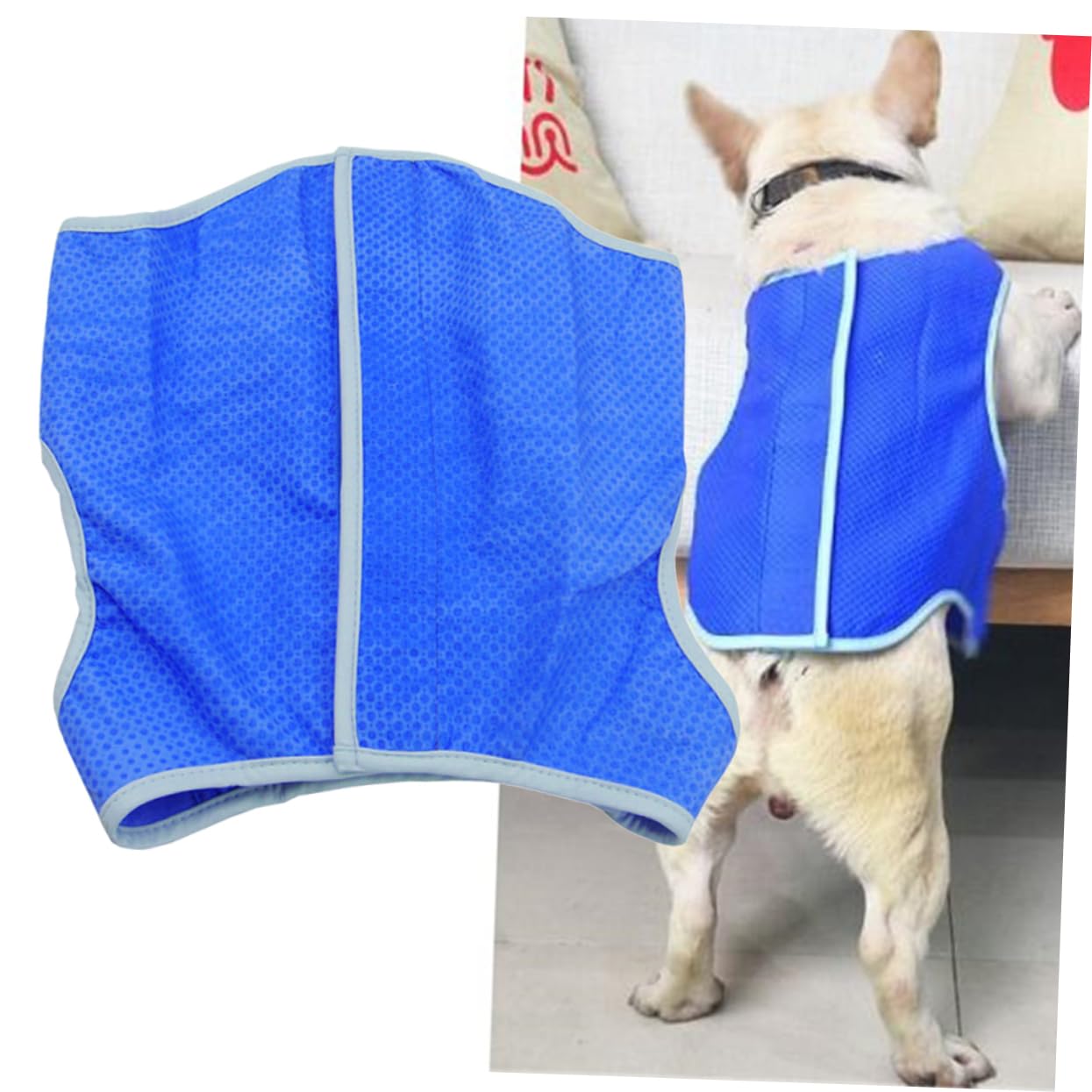 Didiseaon 3pezzi Pet Cooling Dog Ice-cooling Harness Rinfrescante Per Mesh e Traspirante Facile Da Indossare e Lavabile