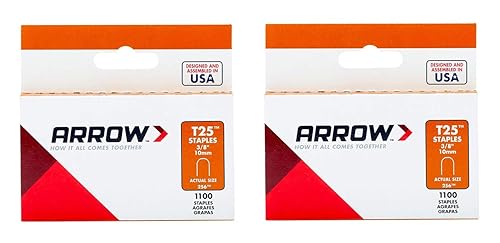 Arrow Fastener 256 Genuine T25 - Grapas de 38 pulgadas (paquete de 2)