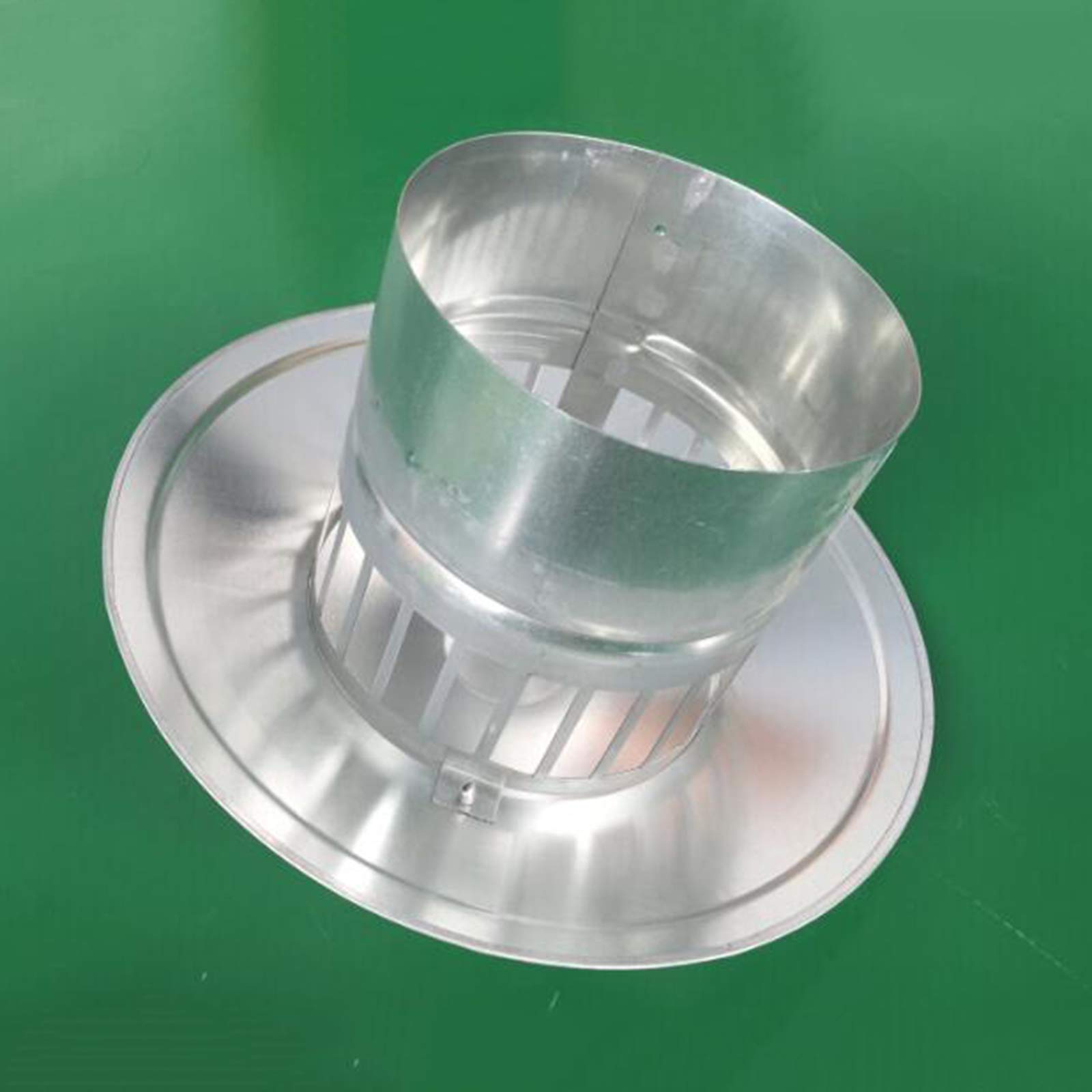 Comignolo, Tetto Camino Canna fumaria Tubo Coperchio Antipioggia Protezione Tappo Terminale Riscaldamento Stufa Tubo di Scarico Camino Tubo di Scarico in Acciaio Inossidabile Vent, 130 MM