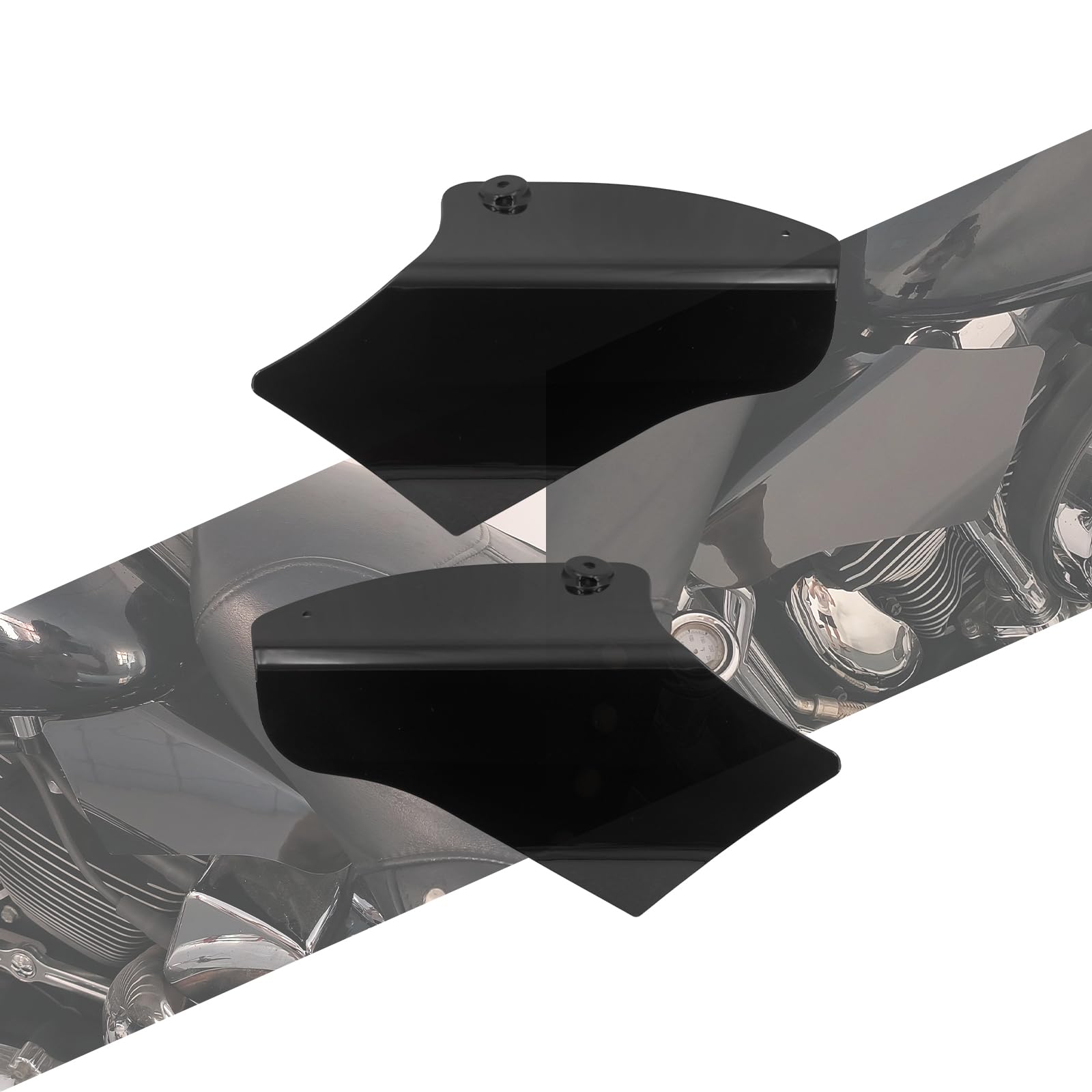 Déflecteur d'air réfléchissant pour moto - Déflecteur de chaleur pour Harley Softail FLS FXS 2000-2017