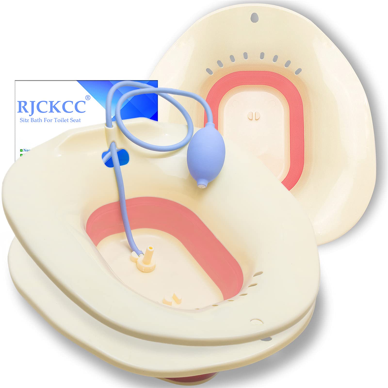 Buy RJCKCC Sitz Bath for Toilet Seat 2Pack Bartholin Cyst Sitz Bath