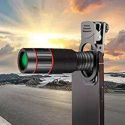 Lente teleobjetiva 18X, kit de lentes de câmera de telefone de alta potência para a maioria dos smartphones