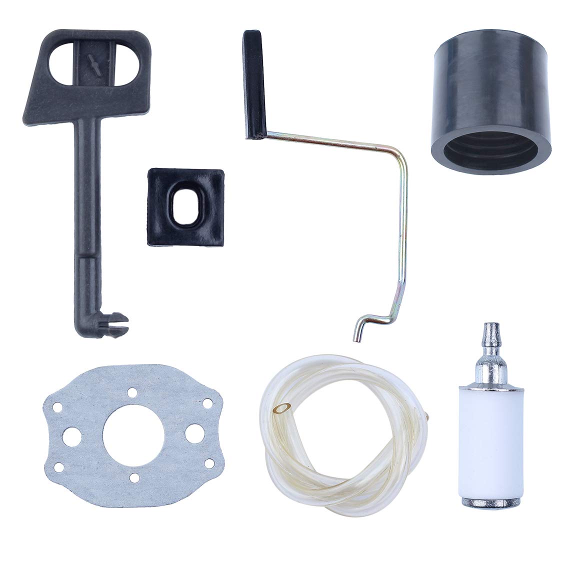 Haishine Vergaser Kit Für Husqvarna Kettensägen 36-142 – Inkl. Halterung, Tülle & Dichtung