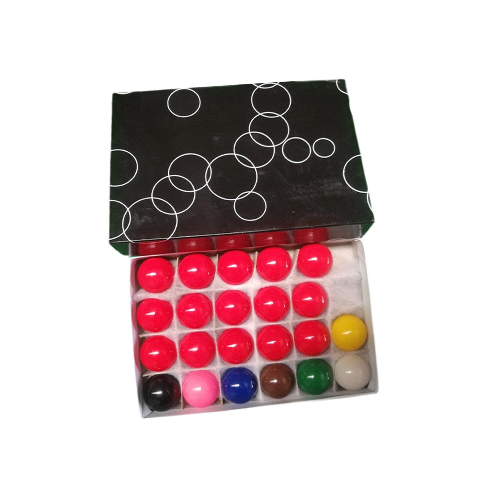 Set di 22 Mini Palle da Biliardo, Accessori per Giochi da Tavolo, Realizzati in Resina Fenolica di con Numeri Chiari, Ideali per Il Gioco, 32mm