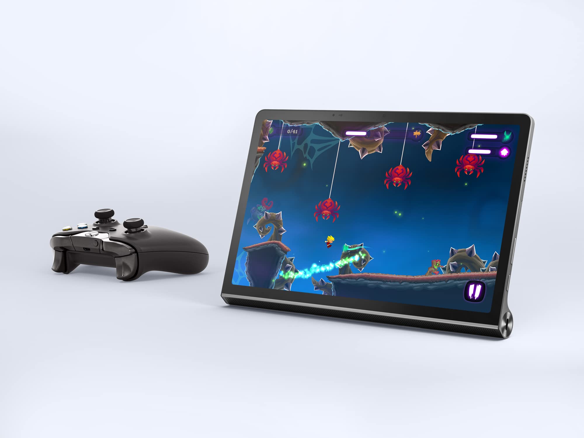 Lenovo Yoga Tab 11 11'' LED Tablette Tactile - (Processeur MediaTek Helio G90T 8Coeurs, 4 Go de RAM, UFS 128 Go, Android 11.0, WiFi) - Gris