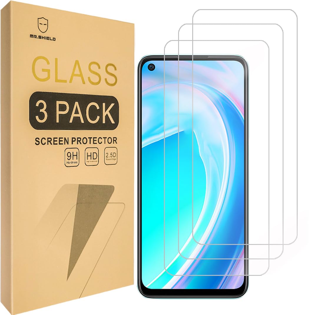 Mr.Shield Pellicola Protettiva In Vetro Temperato Per OnePlus Nord CE 2 Lite 5G (3 Pezzi) - Durezza 9H, Anti Impronte, Installazione Facile Senza Bolle