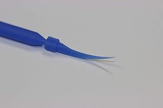 SDentÂ® 1 Pack = 100pcs = 1 Size = 1 Color Dental Poly-Wedge Long Handle Plastic Wedge Interdental Blue = M Size = 80 * 2.6mm