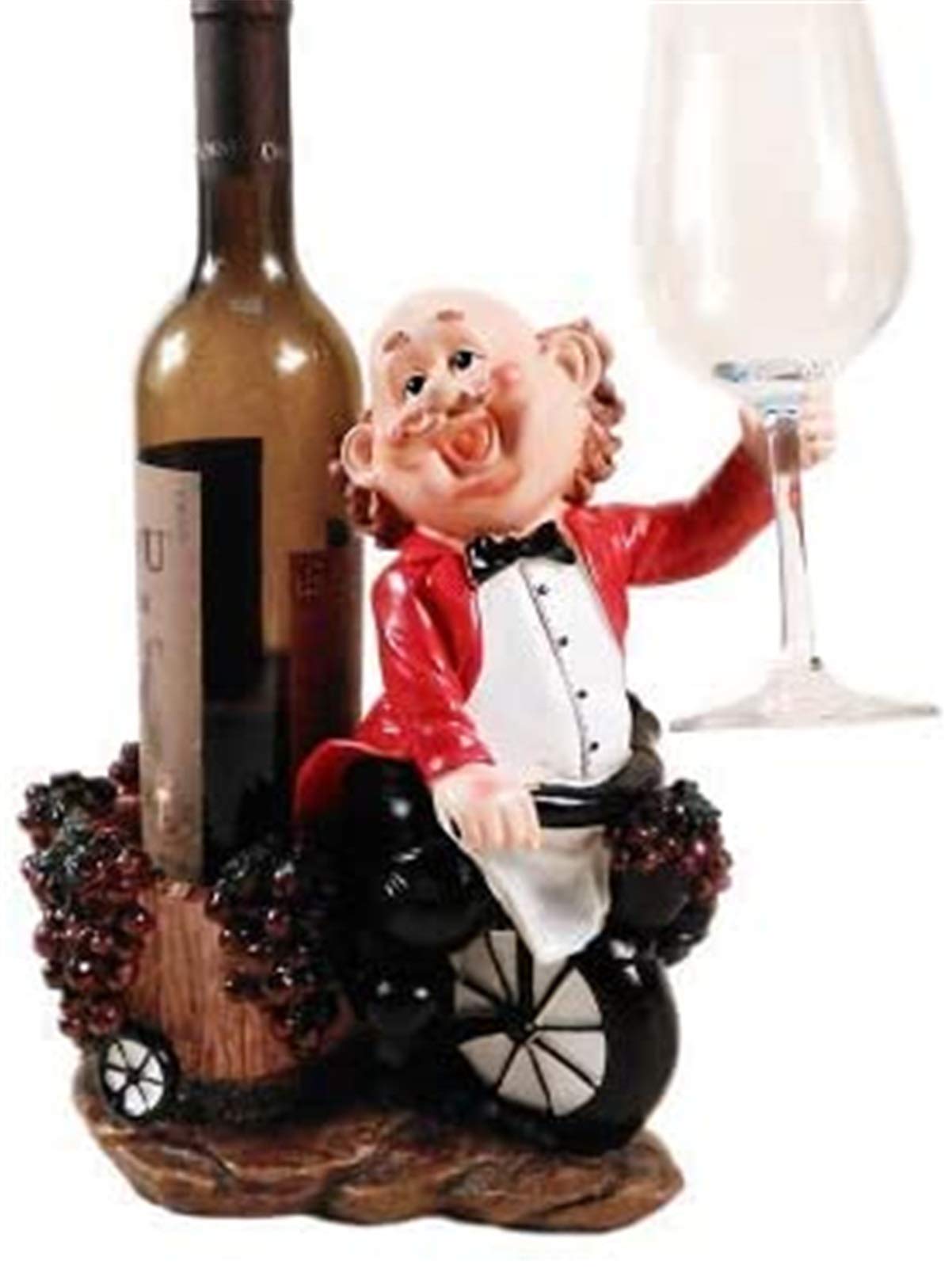 Porte-bouteille résine barman élégant pour sublimer votre meuble de salon ou meuble bar chic