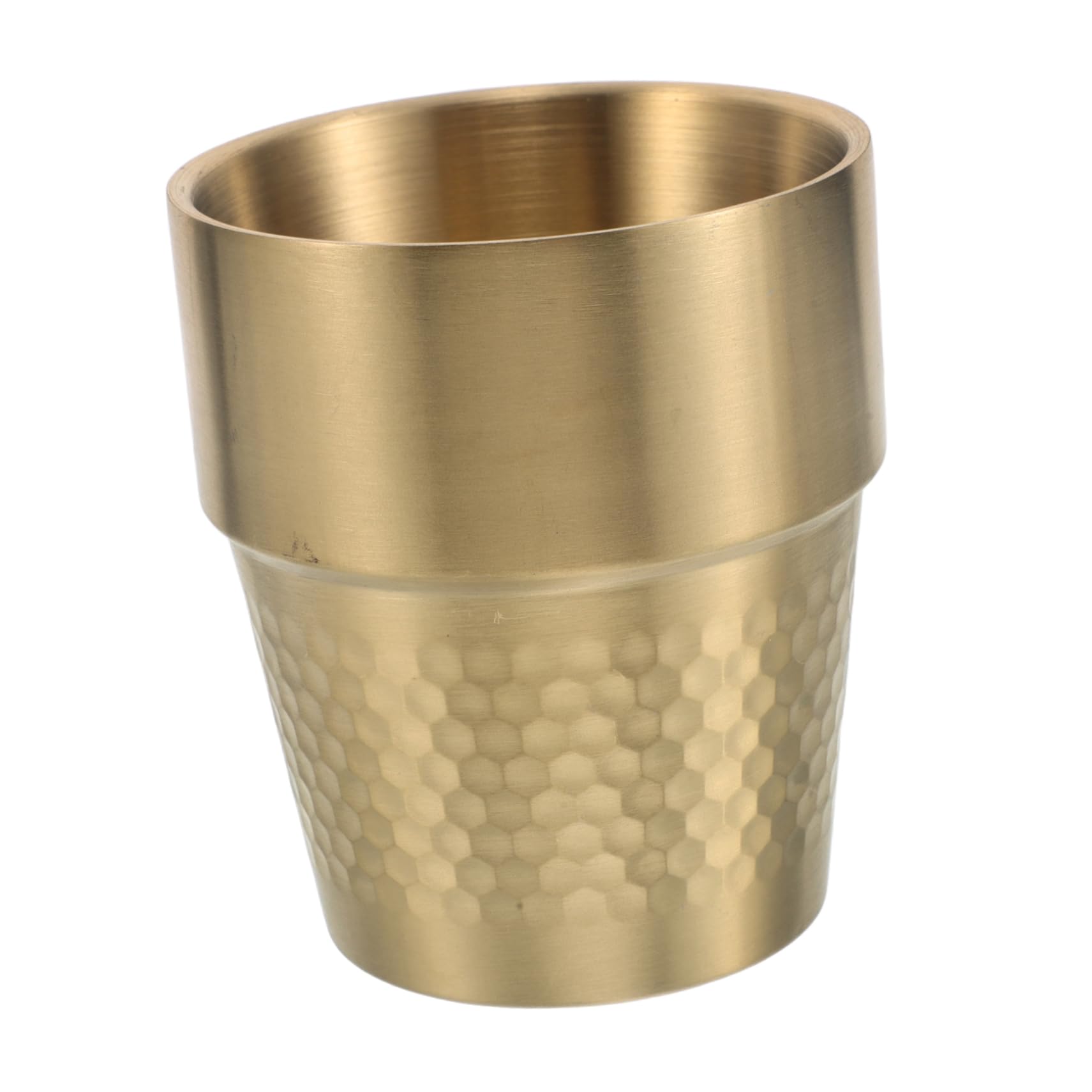 STOBAZA Heavy Duty Stainless Steel Cups Pattern Unbreakable Reusable Drinkware for Water Beer Juice and Iced Beverages Capacity