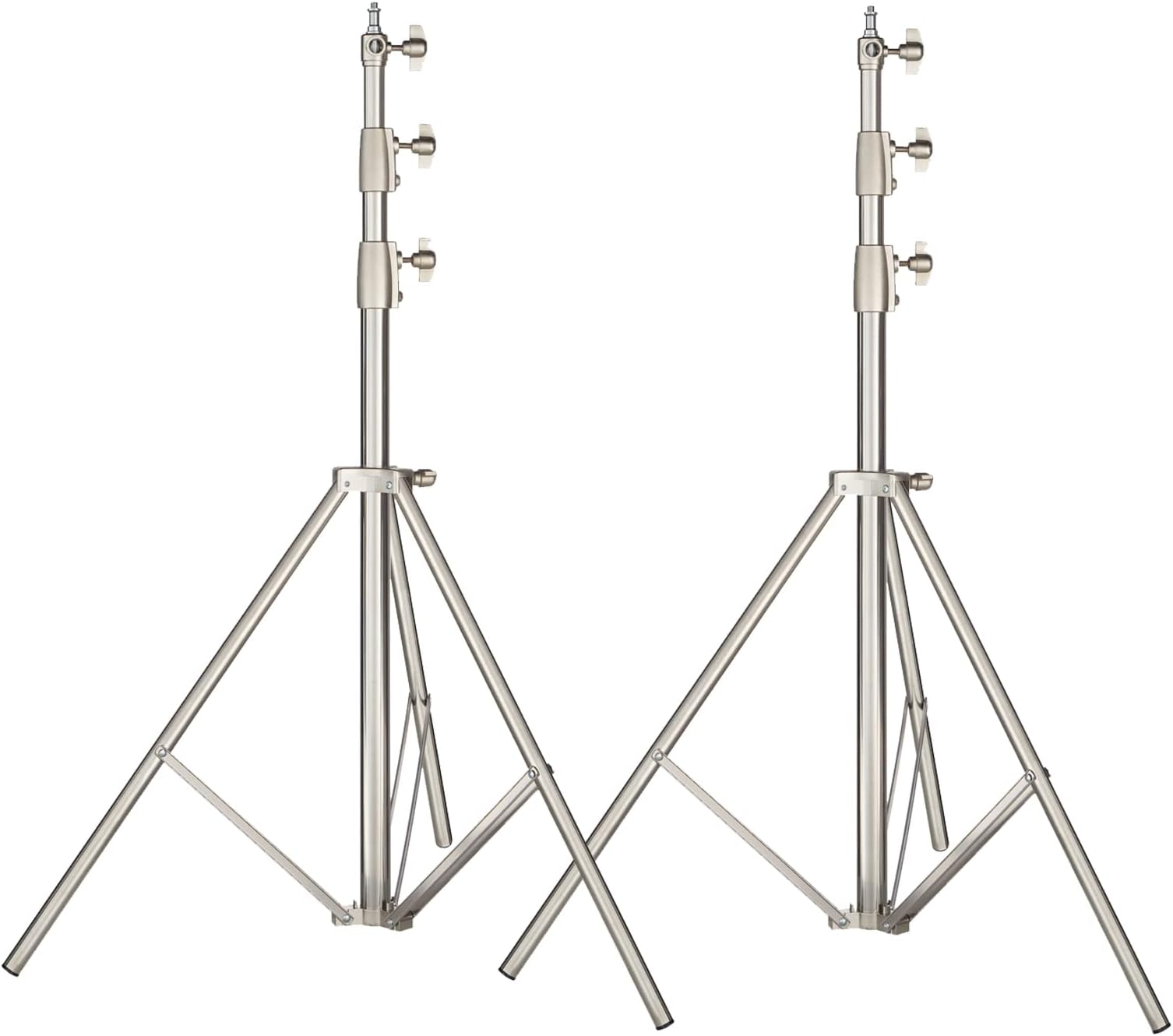Neewer - Support D'éclairage En Acier Inoxydable - Couleur Argent - 200