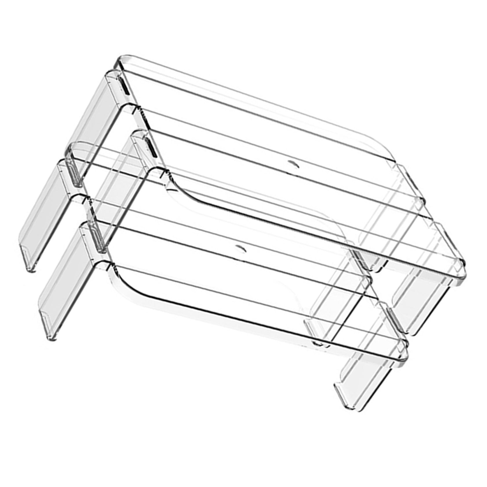 Alipis Set Organizer Per Frigorifero Contenitori Impilabili Per Frigorifero Ripiano Portaoggetti Rimovibile Per Casa E Cucina
