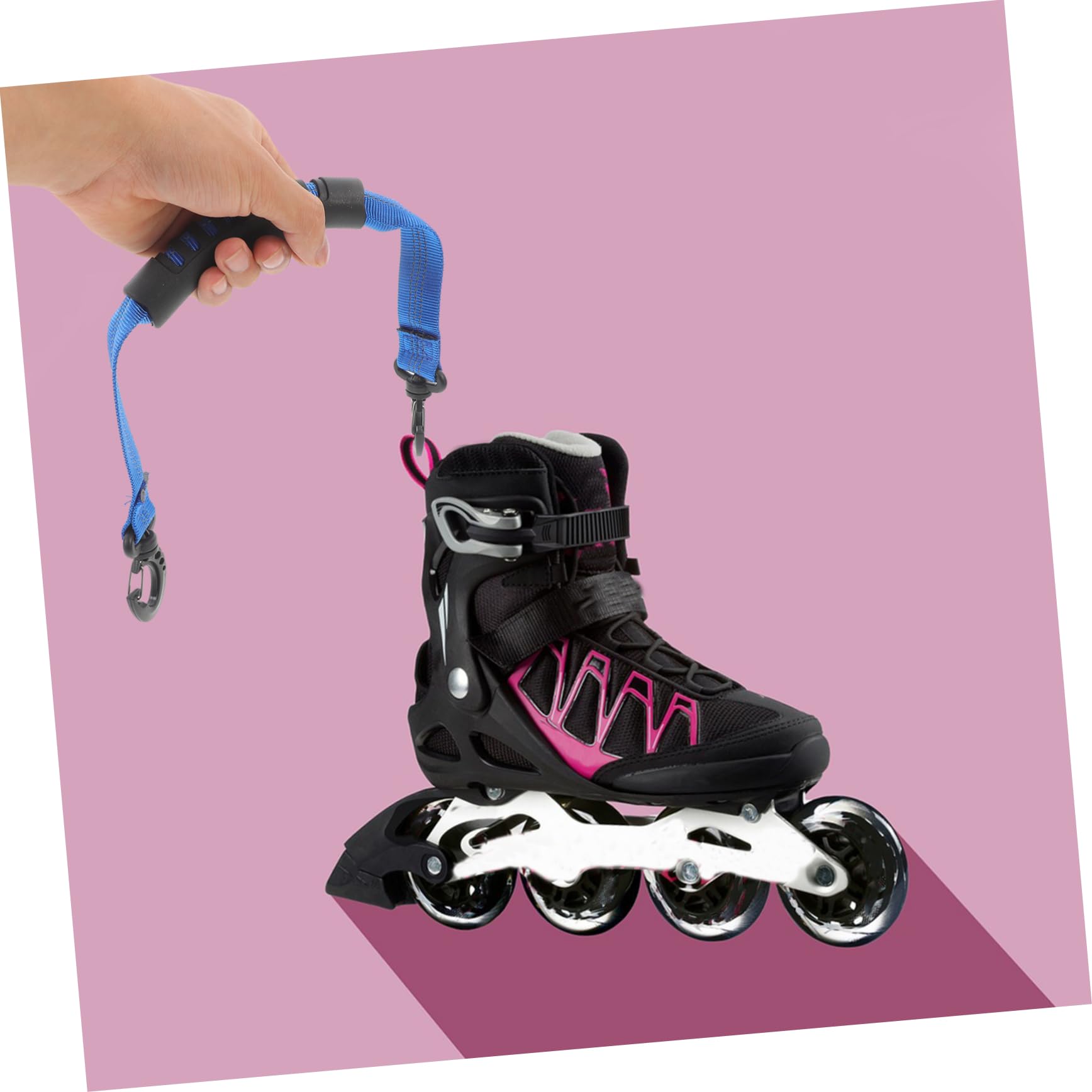 BCOATH 2pcs Roller Skates Straps Portable Skating Leash for Easy Carrying of Ski Boots and Inline Skates -wear Material for Outdoor Activities