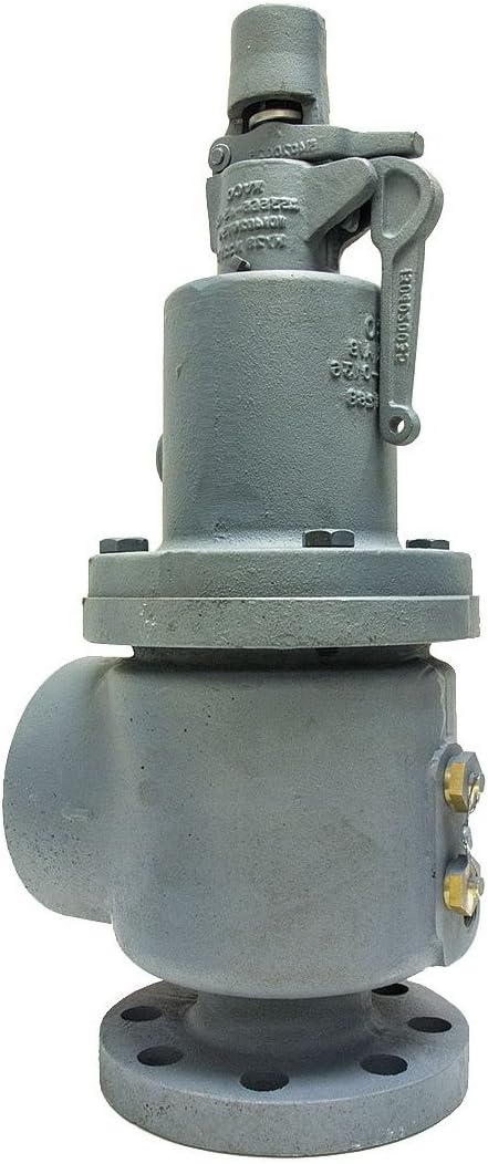 1-1/2" Kunkle Pressure Relief Valve 6252FJG01-AS0100 250# Flg Iron, 100 PSI Steam ASME Sec I