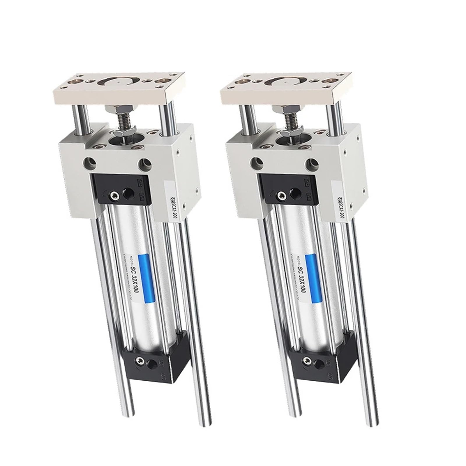 Piston SC32 SC40 SC50 et support de guidage mécanique pour cylindre pneumatique