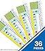 Carson Dellosa Education 36PC Traditional Manuscript Name Plate for Desk, Nametags With Alphabet, Number Line, Addition & 100 Chart, Ruler, and More Classroom Essentials, School Labels for Desk Decor