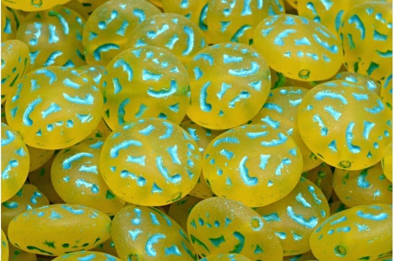 Outlet 10 Grams Pressed Snowflake Beads, 11 x 11 mm, Transparent Aqua Ab (60010-28701), Glass, Czech Republic