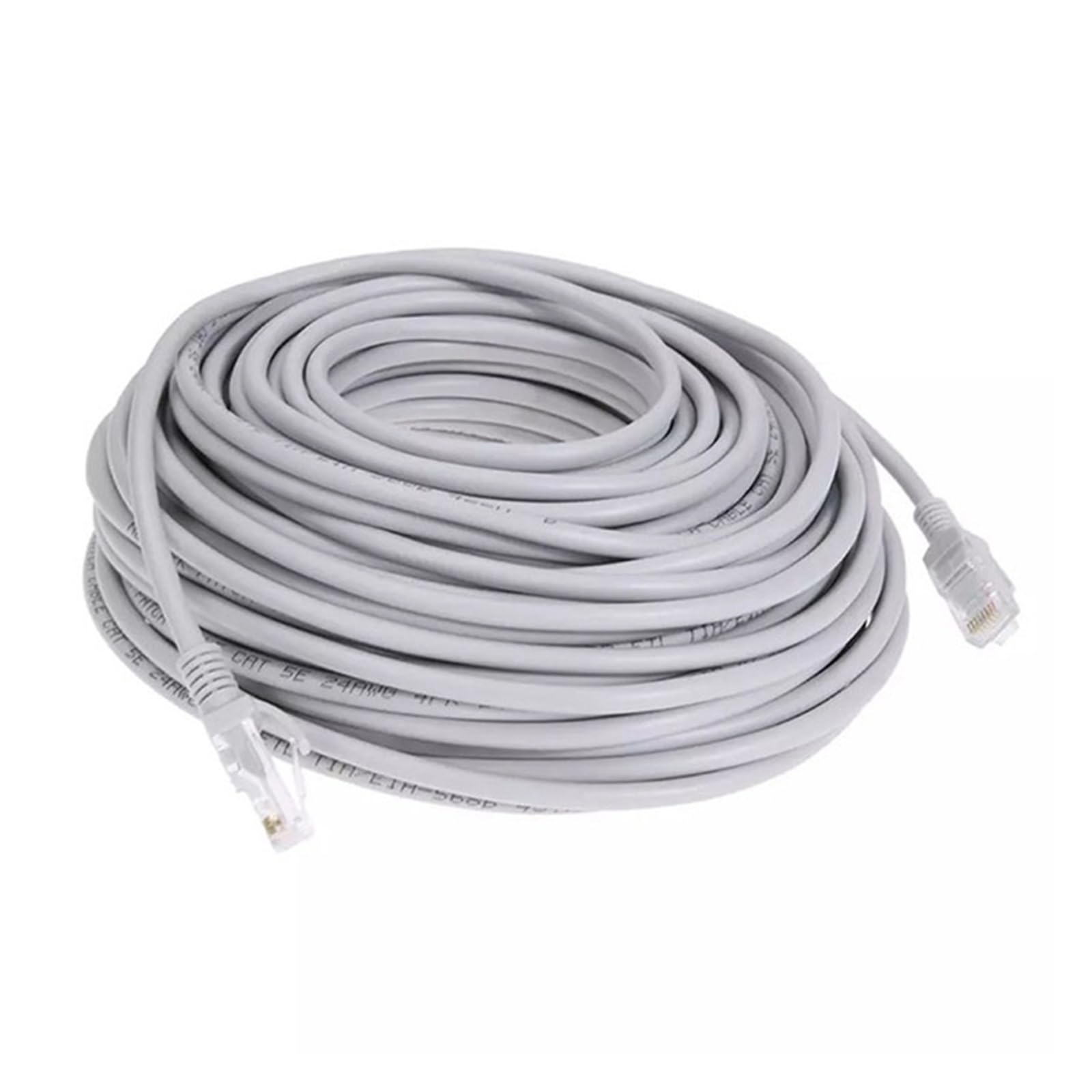 ACGTUY 1M / 5M / 10M / 15M / 30M / 50M / 100M Ethernet Cable High Speed Cat5e RJ45 Network LAN Cable Computer Router Computer Cable(100M)