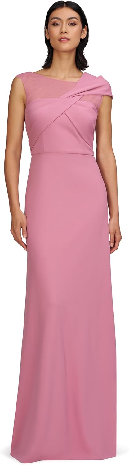 JS Collections Women's Jordyn Asymmetric A-line Gown - Image 2