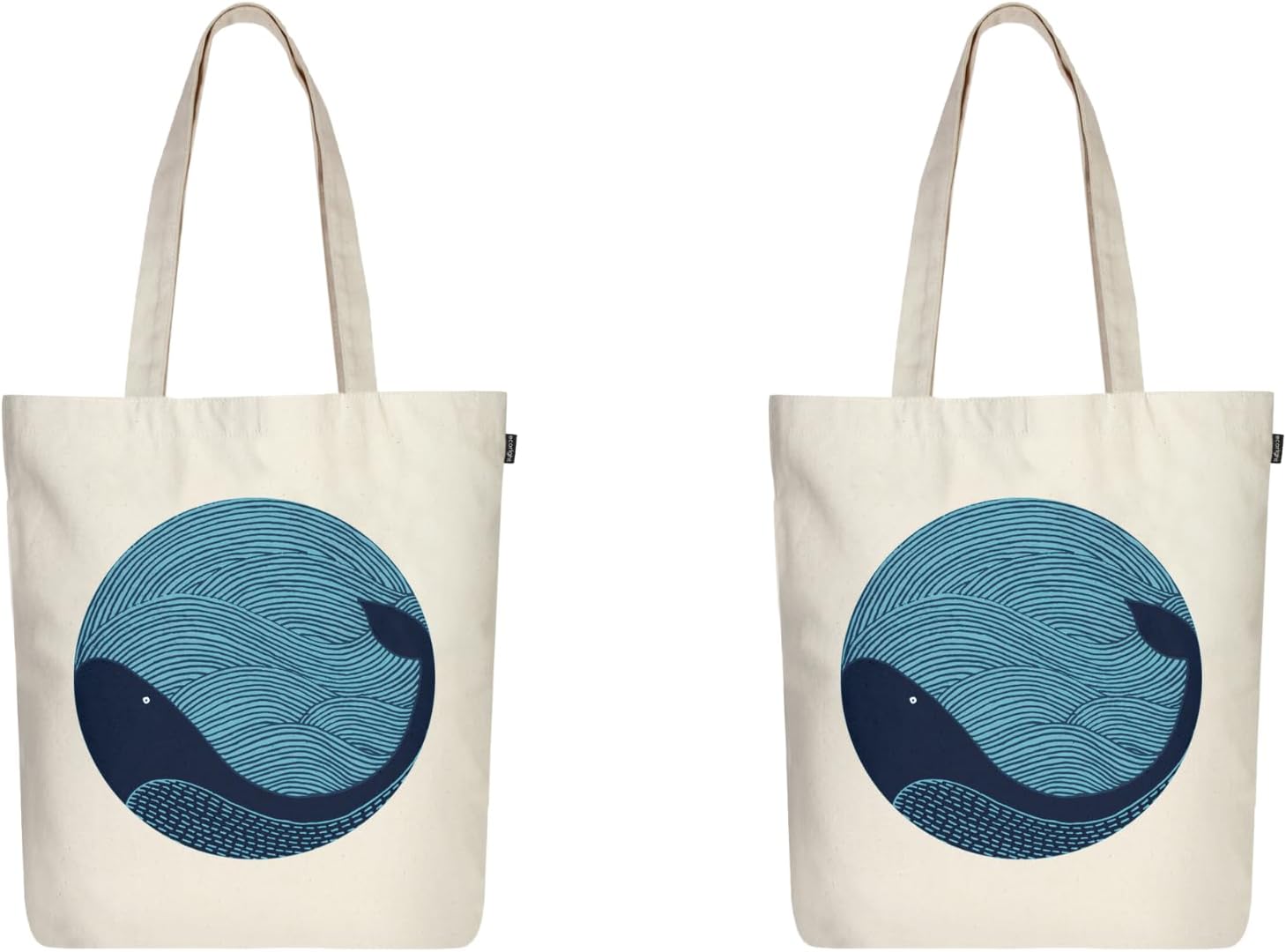 Eco RightEcoright Canvas Tote Bags for Women with Zip, College Bag for Girls, 100% Organic Cotton Tote Bag for Shopping, Travel & beach bags for women