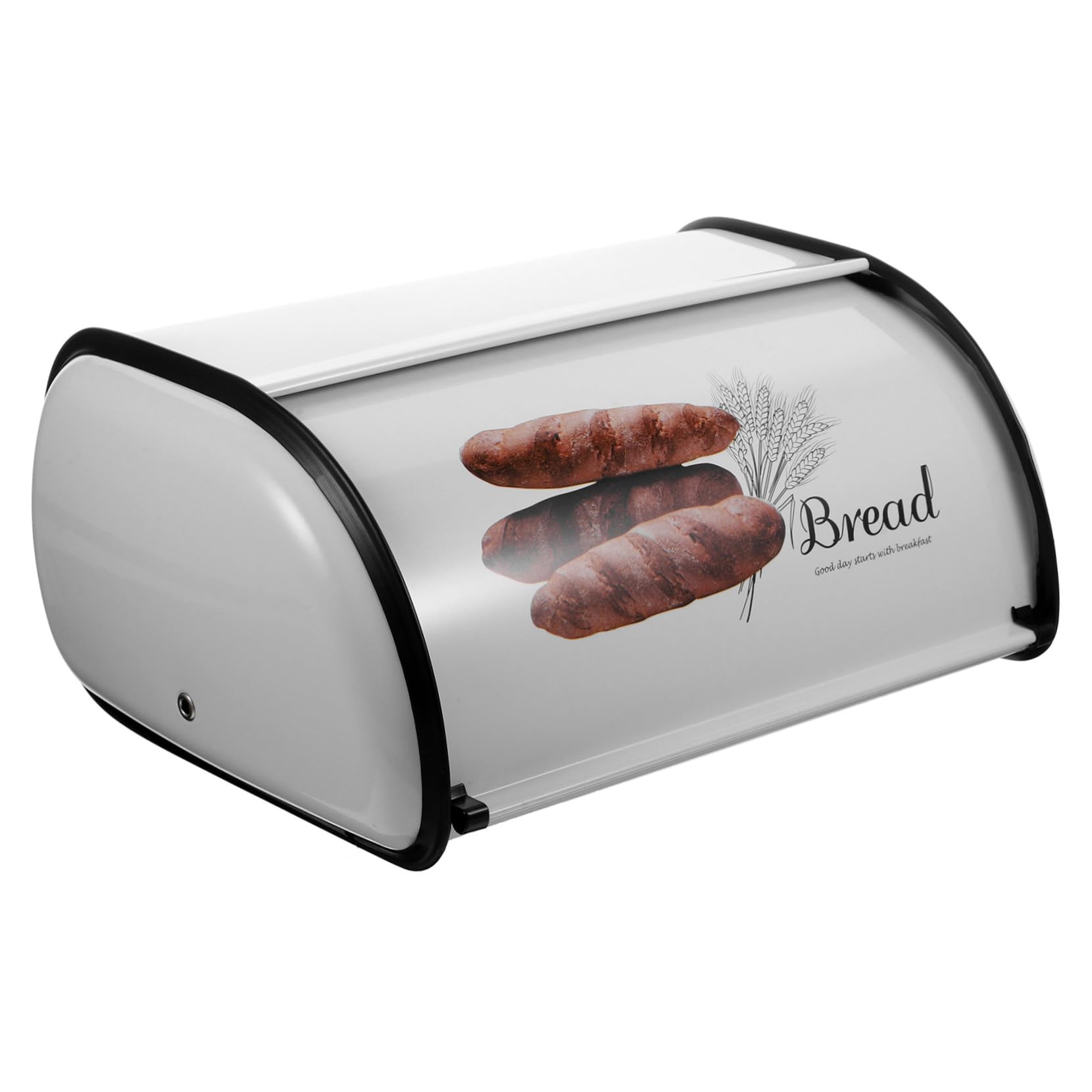 PRETYZOOM Panera De Encimera Cajas De Pan Para Cocina Contenedor De Almacenamiento De Alimentos Material De Hierro Diseño De Pequeño