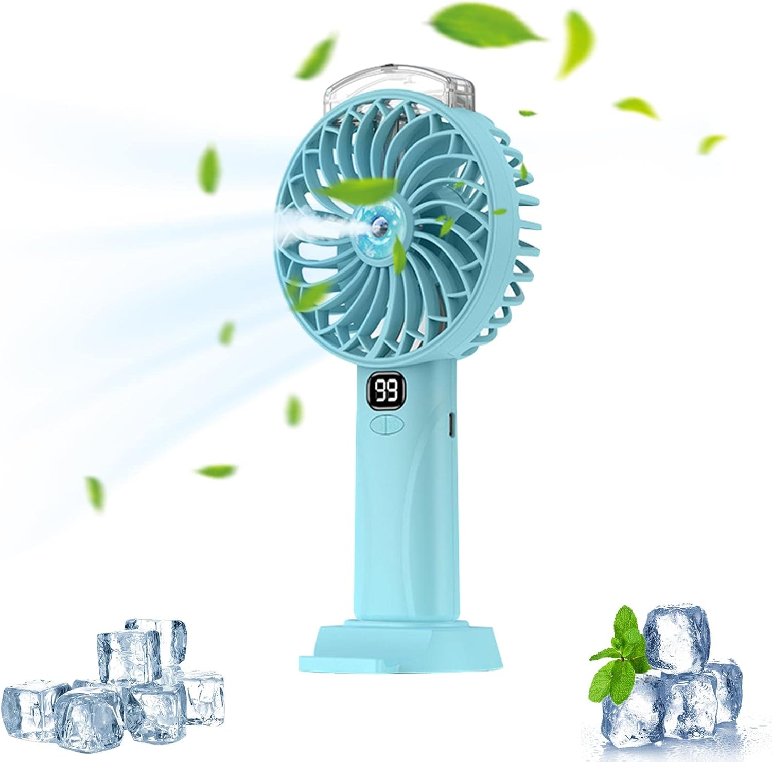 Molbory Tragbarer Handventilator, Ultraleiser USB Ventilator mit ...