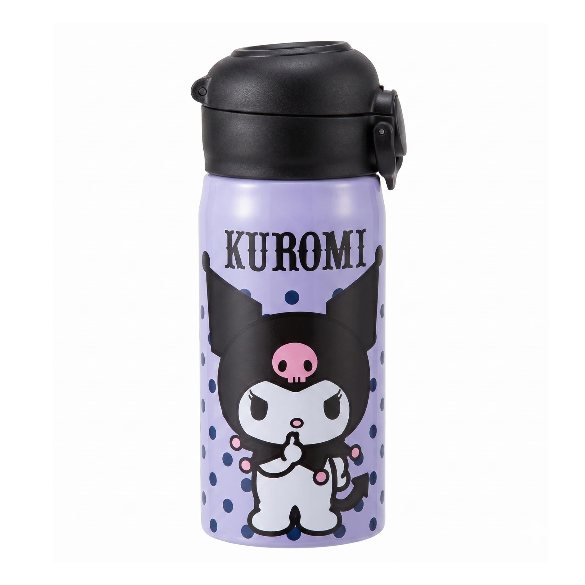 Coriex Botella térmica Kuromi 350 ml – Acero inoxidable con pajita