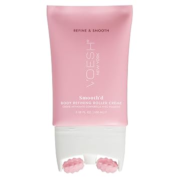 VOESH Smoothd Body Refining Roller Creme, Vegan Beauty, Lymphatic Massage, Skin Smoothing, Celulite, Skin Hydrating, Body Lotion
