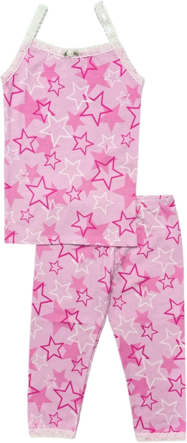 Esme Girl's Sleepwear Camisole Leggings Pajama Set Size 3 4 5 6 7 8 10 12 14 16