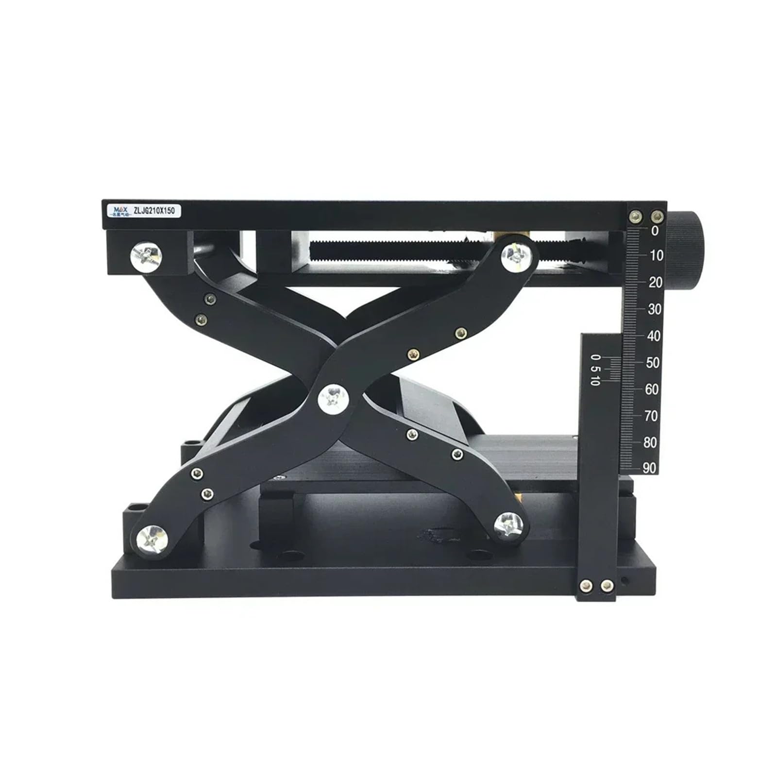 Z-Achse manueller Scherenhubtisch, optische Markierung, Feineinstellung(30kg Load-210x150mm)