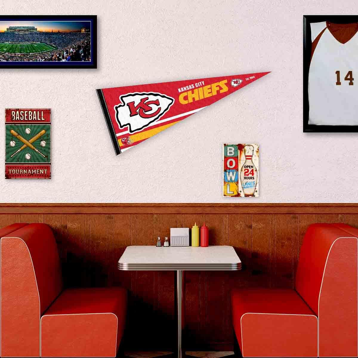 Kansas City Chiefs Pennant Banner Flag