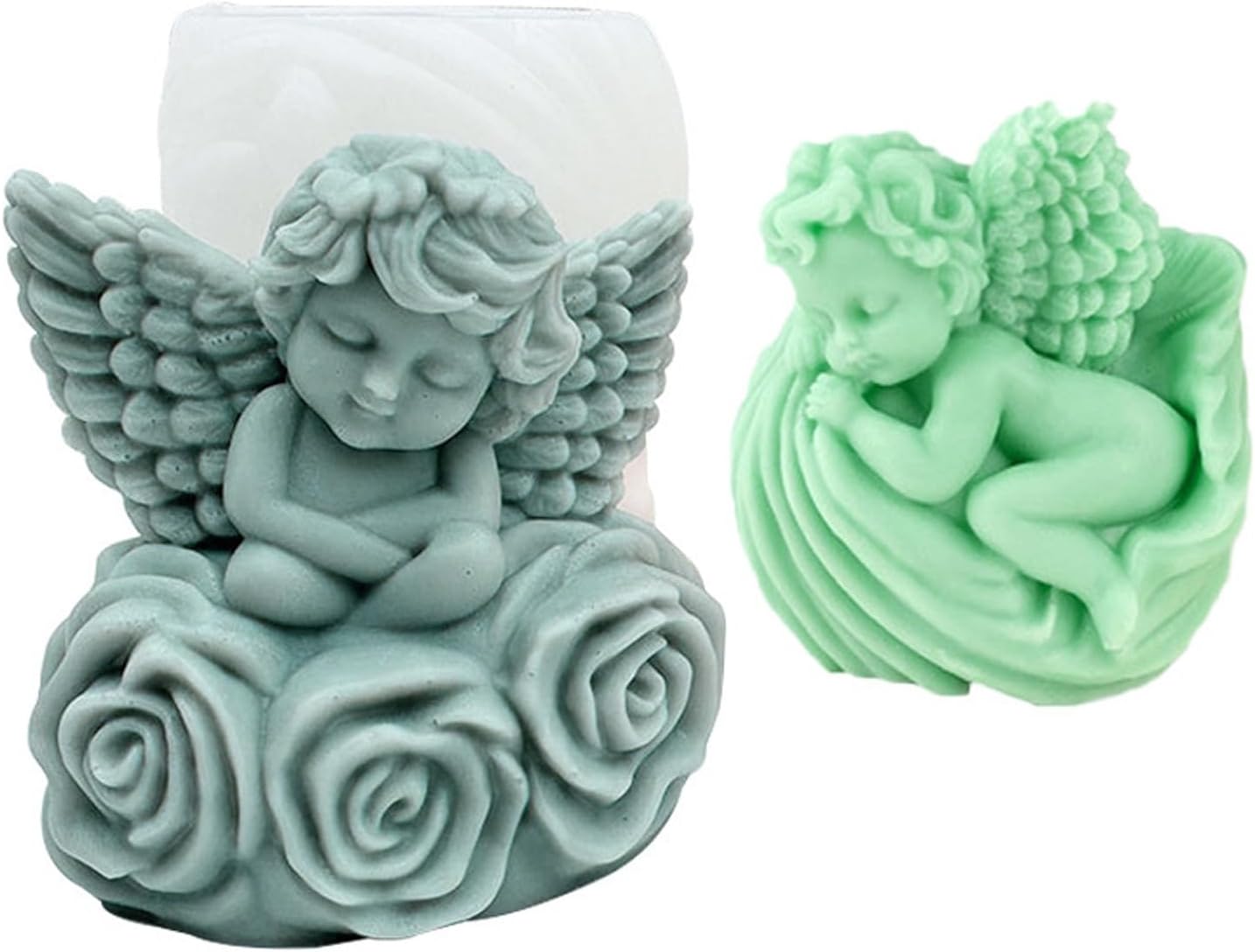 Silicone with Rose Angelic Embossing for Gift Party Decoration Rose Angelic Silicone