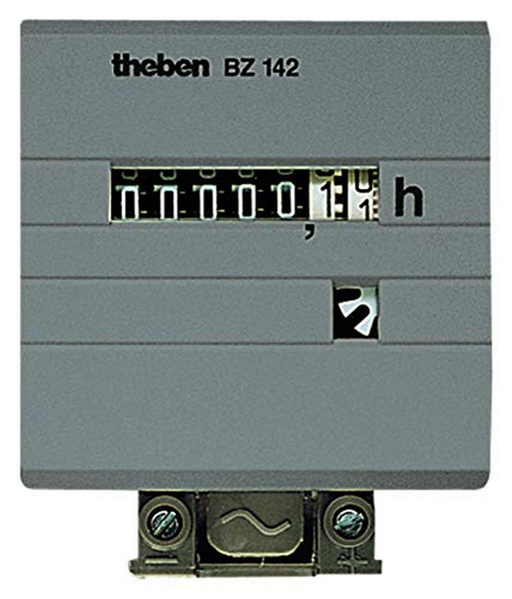 Theben bz142-3 - Cuenta horas sin retorno a cero 2 módulos para carril
