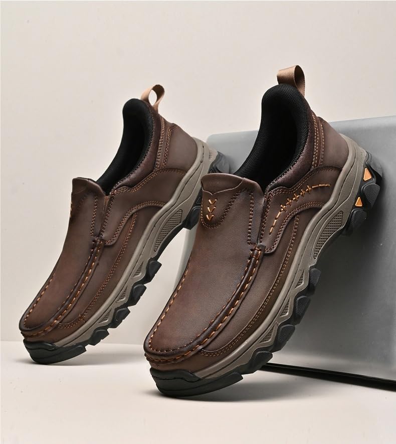 Mens Casual ShoesSlip On Dress Shoes Business Shoes for Men Walking Sneakers Loafers2