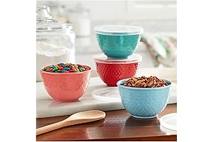 Prepare for Timeless Beauty with Pioneer Woman 8-Piece Melamine Prep Bowl Set