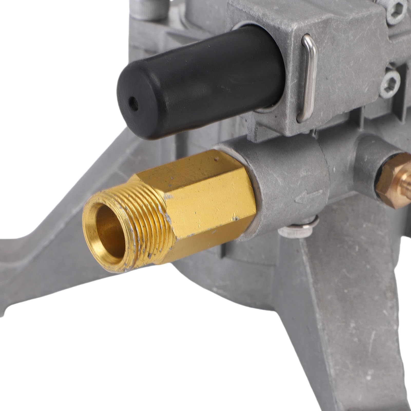 Hyuduo 3400 PSI 2,5 Gpm 3/4 Pompe à Lave-glace D'entrée 7/8 Arbre Vertical Système d'étanchéité Double Performance pré-lubrifié pour les Rondelles de Gaz avec 5 Buses et