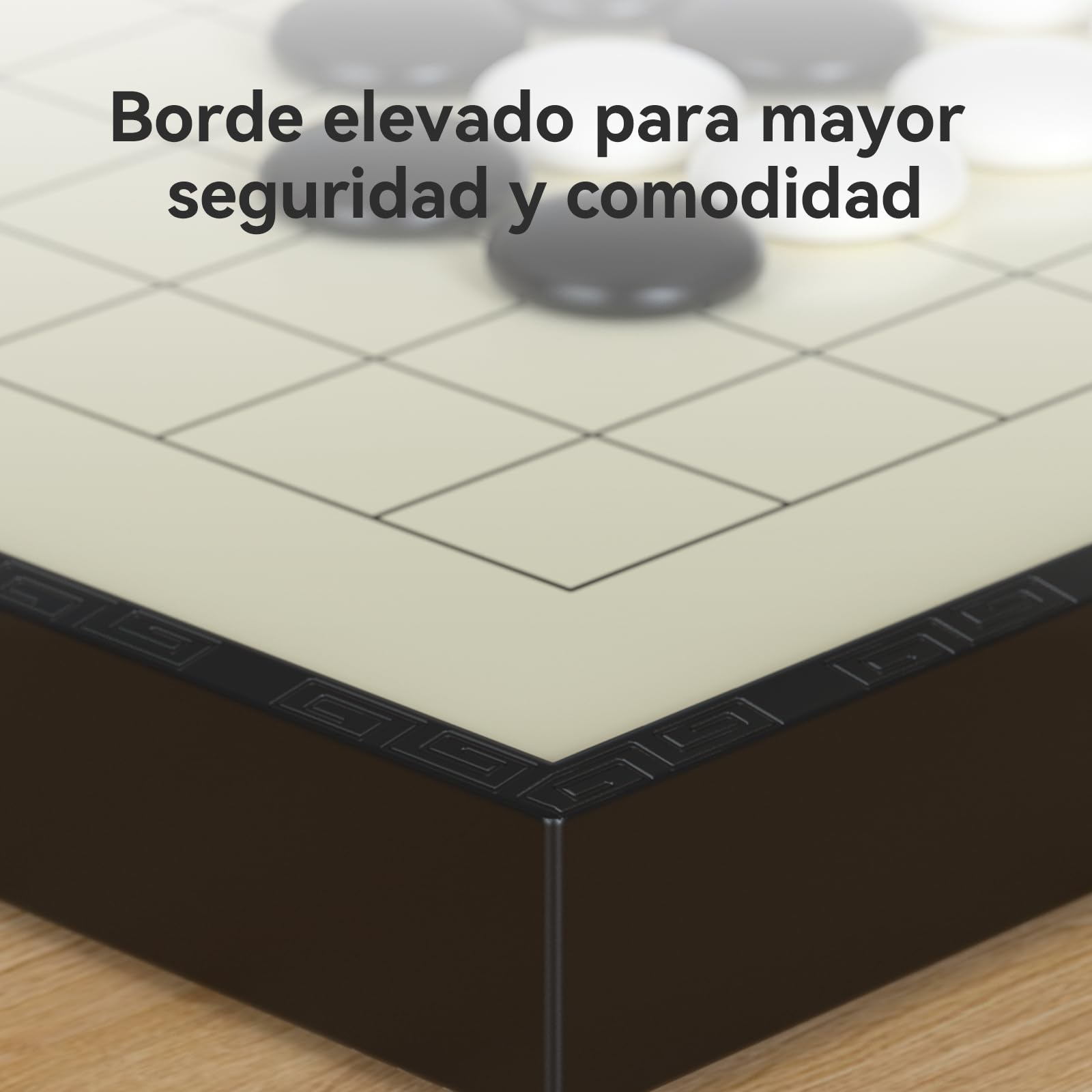 Juego de Go Gatmove, 29 cm, Tablero de 19 x 19, Piedras magnéticas con Tablero Plegable, diseño portátil para Viajar