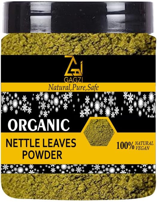 Natural Nettle Leaves Powder 8 Oz / 226.80 Gram (Pack Of 1) - GAGZI
