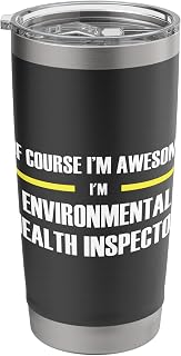 The Original Awesome Environmental Health Inspector Stainless Steel Insulated Tumbler
