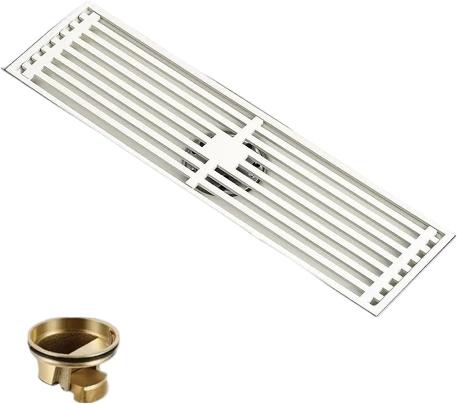 Bathroom Square Cover ， Hair Strainer Balcony Floor Accessories, Polished Chrome Shower Drain(Burgundy)