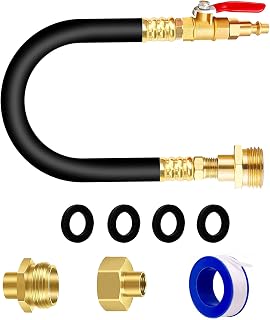 RV Winterizing Kit Sprinkler Blowout Adapter, Antifreeze Sprinkler System Air Compressor Kit Male & Female Quick Connect Blow Out Fitting Plug, Winterize RV Motorhome Boat Camper Travel Trailer